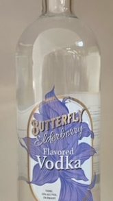 Butterfly Elderberry Flavored Vodka USA 750ml