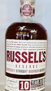 Russell’s Reserve 10 year Bourbon