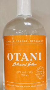 OTANI Botanical Vodka Seville Orange And Bergamot