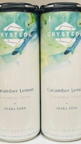 Crysteda Cucumber Lemon Vodka Soda 6pk