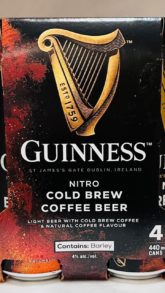 Guinness Nitro Cold Brew Coffee Beer