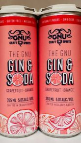 The Gnu Gin & Soda Grapefruit Orange